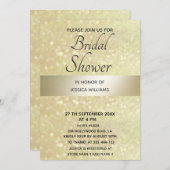 Fancy elegante, moderne gouden streep kaart (Voorkant / Achterkant)