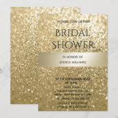 Fancy elegante, moderne gouden streep kaart (Voorkant / Achterkant)