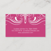 Fancy elementen Eenvoudige fusie Visitekaartje (Achterkant)