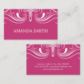 Fancy elementen Eenvoudige fusie Visitekaartje (Voorkant / Achterkant)