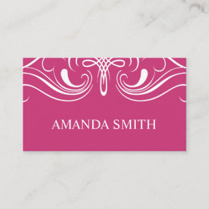 Fancy elementen Eenvoudige fusie Visitekaartje