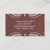 Fancy elementen met Rustic Visitekaartje (Achterkant)