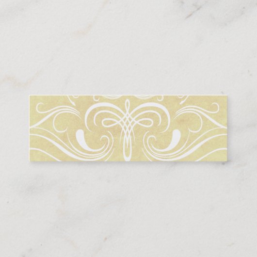 Fancy Elementen Mini Visitekaartje (Achterkant)