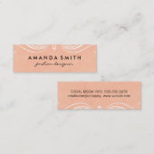 Fancy Elementen Mini Visitekaartje (Voorkant / Achterkant)