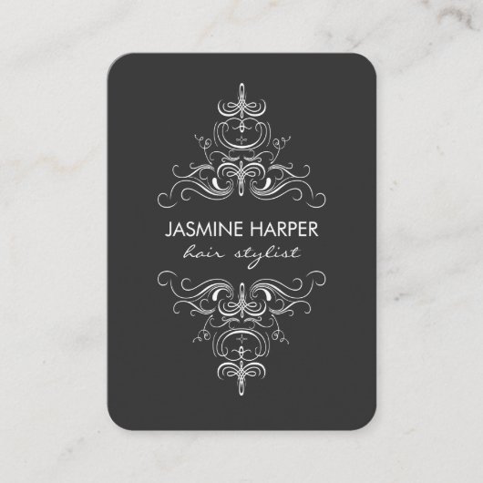 Fancy elementen visitekaartje (Voorkant)