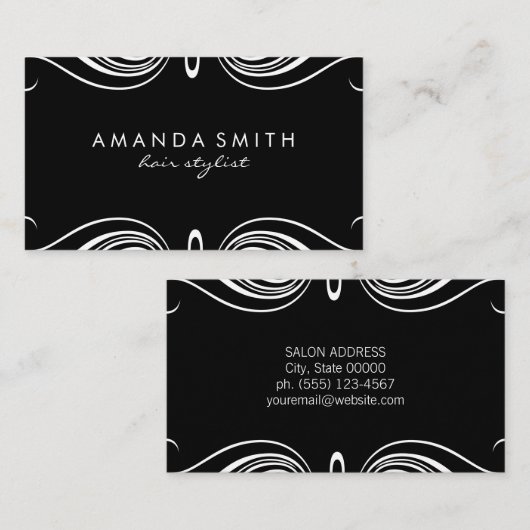 Fancy Elementen Visitekaartje (Voorkant / Achterkant)