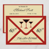 Fancy en 60ste verjaardag van de Vrijdag Kaart (Voorkant / Achterkant)