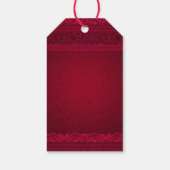 Fancy en elegante Bedankt rond de geboorte Cadeaulabel (Achterkant)