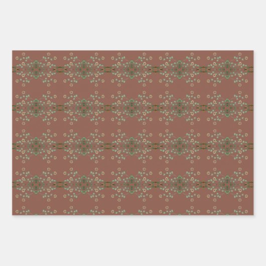 Fancy en elegante flat inpakpapier vel (Voorkant 2)