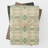 Fancy en elegante flat inpakpapier vel (In situ)