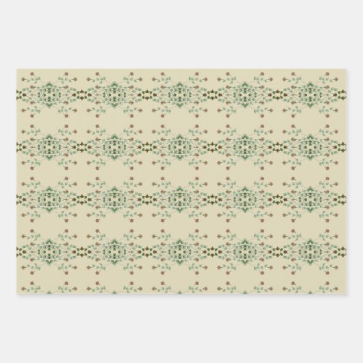 Fancy en elegante flat inpakpapier vel (Voorkant)