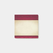 Fancy en elegante rode achtergrond stijlvol post-it® notes (Voorkant)