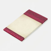 Fancy en elegante rode achtergrond stijlvol post-it® notes (Schuin)