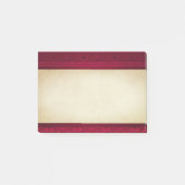 Fancy en elegante rode achtergrond stijlvol post-it® notes (Voorkant)