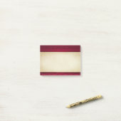 Fancy en elegante rode achtergrond stijlvol post-it® notes (Op bureau)