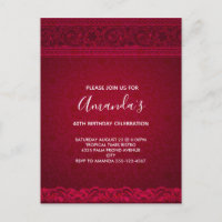 Fancy en elegante rode achtergrond Stijlvolle verj