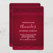 Fancy en legante Abstracte verjaardag Kaart (Voorkant / Achterkant)