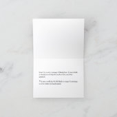 Fancy en luxe "dank je!" briefkaart (Binnen)