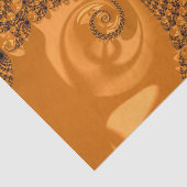 Fancy en vun fractals met roet Mandala-patronen Tissuepapier (Detail)