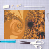 Fancy en vun fractals met roet Mandala-patronen Tissuepapier (Craft)