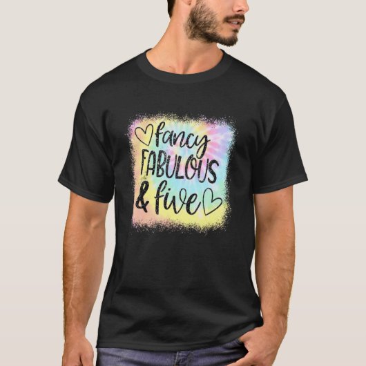 Fancy Fabulous en Vijf meisjes van de vorige dag T-shirt (Voorkant)