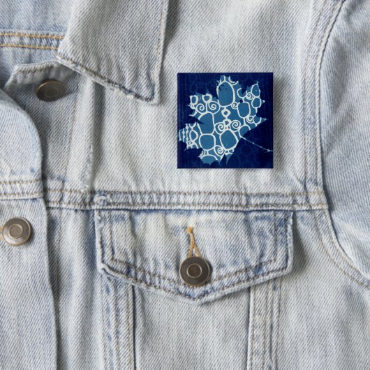 Fancy Fall Cyanotype Speldje (In situ)