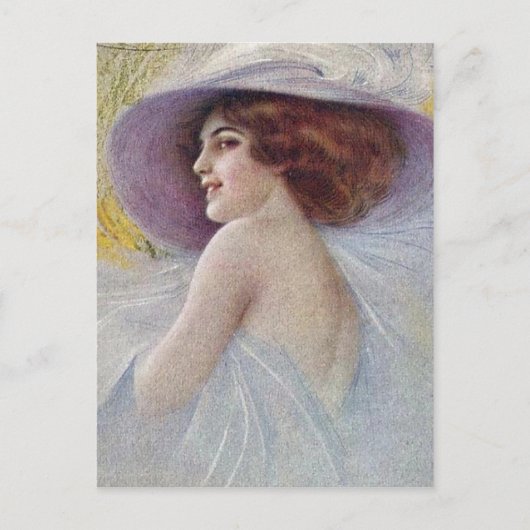Fancy Fashionable Lady (23) Briefkaart (Voorkant)