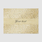 Fancy Faux Gold Glitter - Aangepast Tissuepapier (Voorkant)