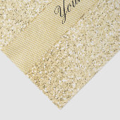 Fancy Faux Gold Glitter - Aangepast Tissuepapier (Detail)