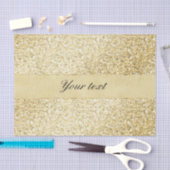 Fancy Faux Gold Glitter - Aangepast Tissuepapier (Craft)