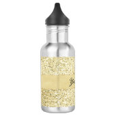 Fancy Faux Gold Glitter - Aangepast Waterfles (Links)