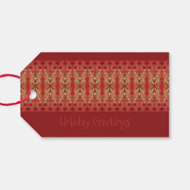 Fancy  feestdag cadeaulabel