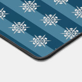 Fancy feestdag voor kerstmis met snowflake bureaumat (Hoek)