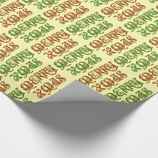 Fancy feestdagen Cadeaupapier (Hoek)