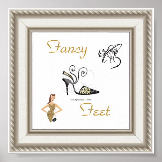 Fancy Feet Designer Poster (Voorkant)