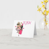 Fancy feiën Gepersonaliseerd Kaart (Gele Bloem)