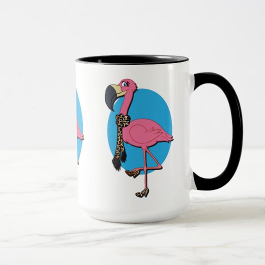 Fancy Flamingo 15 oz Combo Mok (Rechts)