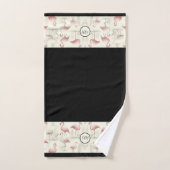 Fancy Flamingo (aanpasbaar) Bad Handdoek (Handdoek)
