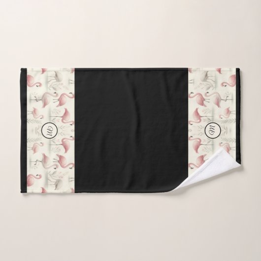 Fancy Flamingo (aanpasbaar) Bad Handdoek (Handdoek)