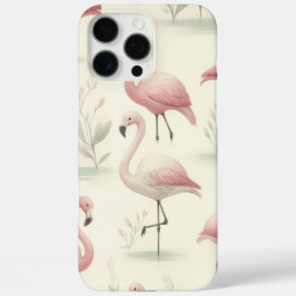 Fancy Flamingo iPhone 16 Pro Max Hoesje