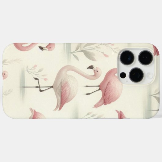Fancy Flamingo Case-Mate iPhone Case (Achterkant (horizontaal))