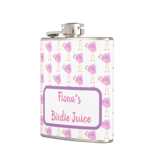 Fancy Flamingo Flask Heupfles (Links)