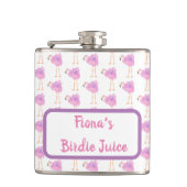 Fancy Flamingo Flask Heupfles (Voorkant)