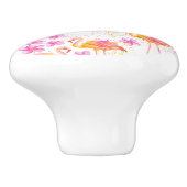 Fancy Flamingo Keramische Knop (Zijkant)