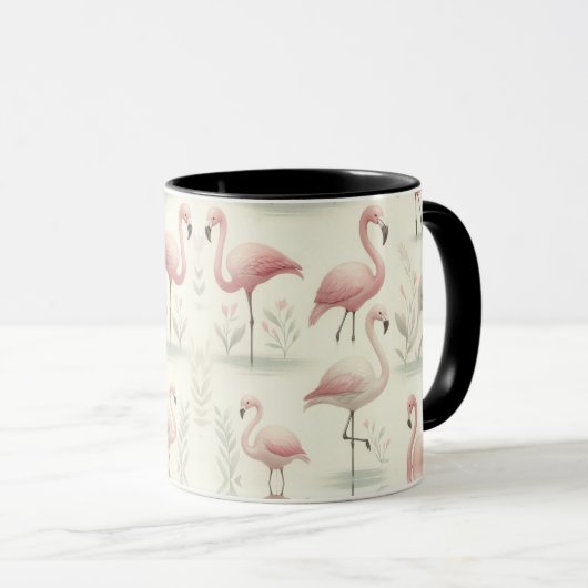 Fancy Flamingo Mok (Voorkant rechts)