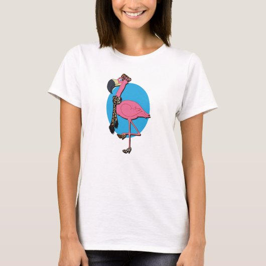 Fancy Flamingo T-shirt (Voorkant)