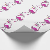Fancy Flamingo Wrapping Paper Cadeaupapier (Hoek)