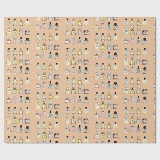 Fancy flespatroon cadeaupapier (Vlak)