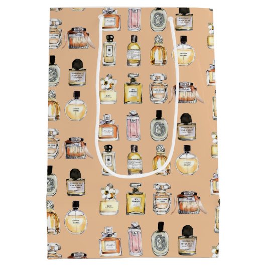 Fancy flespatroon medium cadeauzakje (Achterkant)