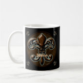 Fancy Fleur De Lis Koffiemok (Links)
